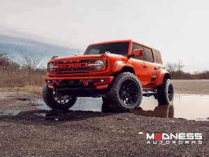 Ford Bronco Custom Wheels - HF6-4 by Vossen - Satin Black Ford Bronco Custom Wheels - HF6-4 by Vossen - Satin Black